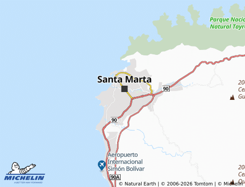Carte MICHELIN Las Américas - ViaMichelin