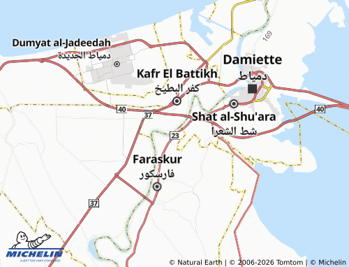 Mapa MICHELIN al-Hourani - ViaMichelin