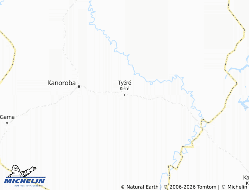 MICHELIN-Landkarte Kiéré - ViaMichelin