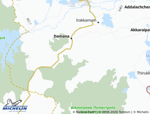MICHELIN Thimbirigolla map - ViaMichelin
