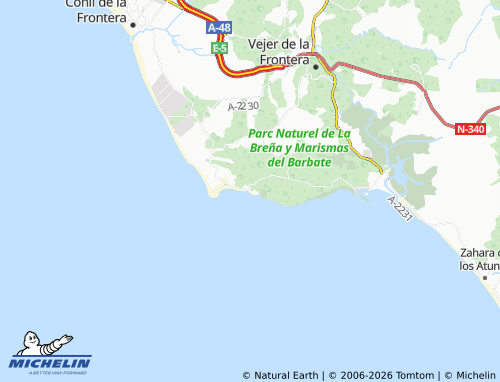 Mappa MICHELIN Los Caños de Meca - ViaMichelin