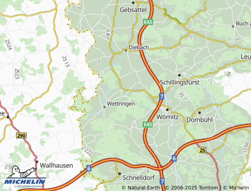Carte MICHELIN Untergailnau - ViaMichelin