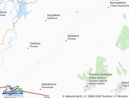 MICHELIN-Landkarte Apachevo - ViaMichelin