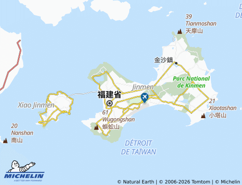 Mappa MICHELIN jin ning xiang - ViaMichelin