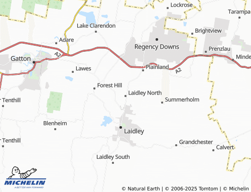 MICHELIN Laidley North map - ViaMichelin