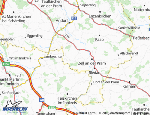 MICHELIN Tischling map - ViaMichelin