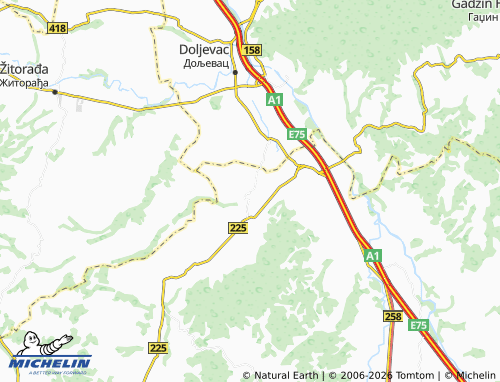 Mapa MICHELIN Draškovac - ViaMichelin