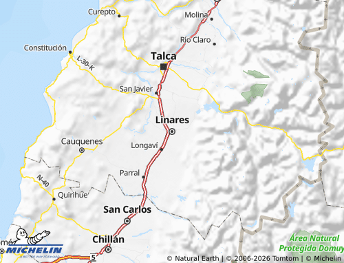 Mappa MICHELIN Linares - ViaMichelin