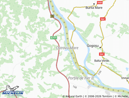 Mapa MICHELIN Mihajlovac - ViaMichelin