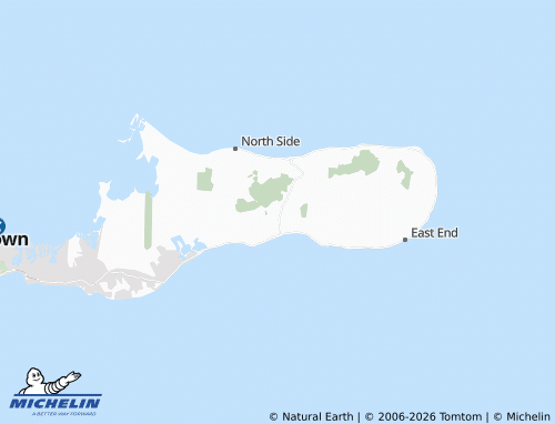 Mappa MICHELIN Grand Cayman - ViaMichelin