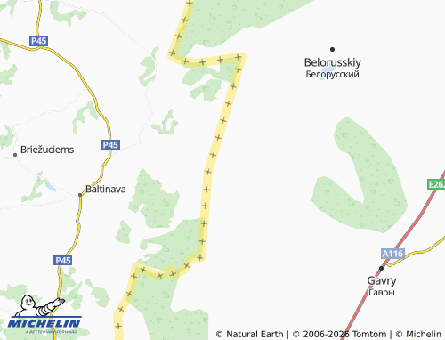 MICHELIN-Landkarte Silishchi - ViaMichelin