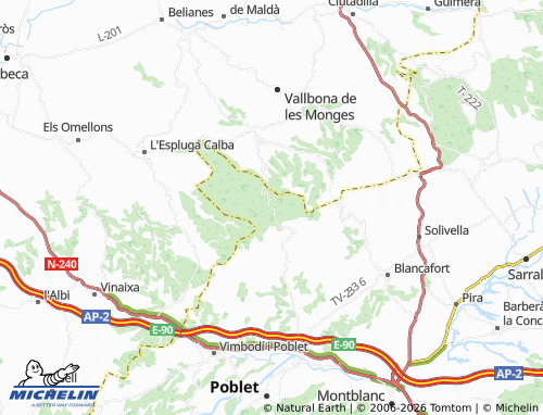 Carte MICHELIN Senan - ViaMichelin