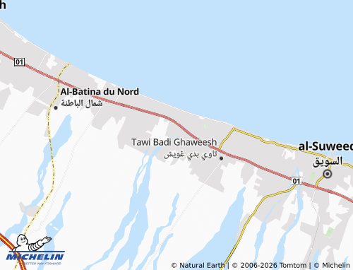 Mappa MICHELIN Khaleel - ViaMichelin