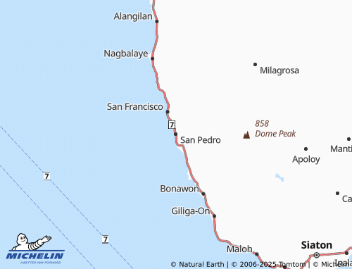 MICHELIN San Pedro map - ViaMichelin