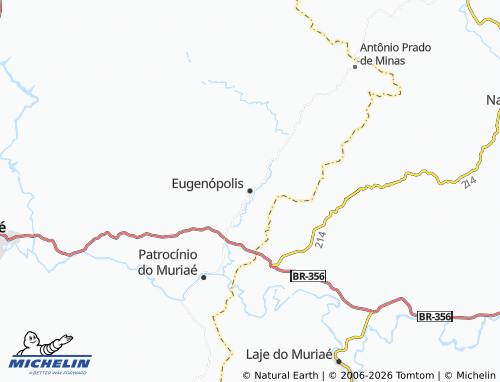 MICHELIN Eugenópolis map - ViaMichelin