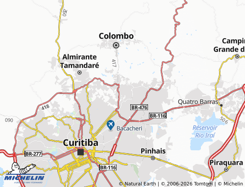 MICHELIN Osasco map - ViaMichelin
