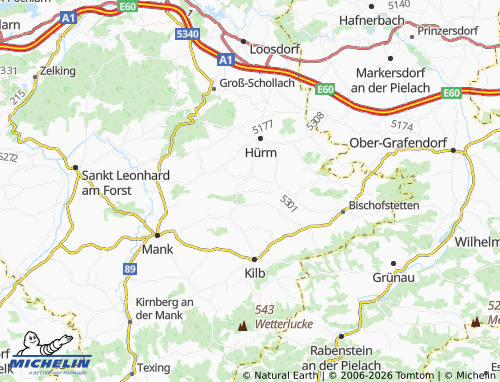 MICHELIN Oberhaag map - ViaMichelin