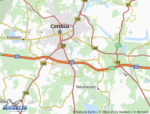 MICHELIN Kiekebusch map - ViaMichelin