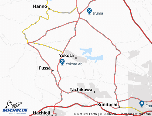 MICHELIN-Landkarte Yokota - ViaMichelin