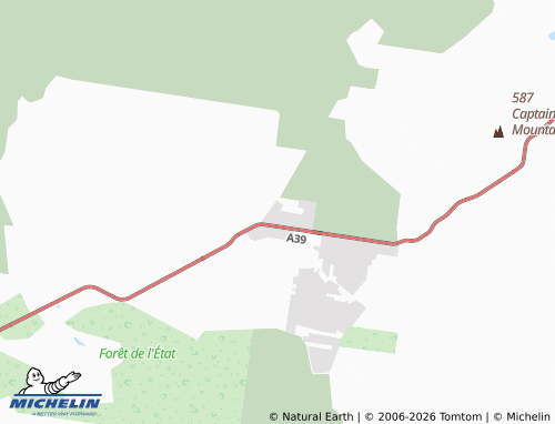 Mapa MICHELIN Forest Ridge - ViaMichelin