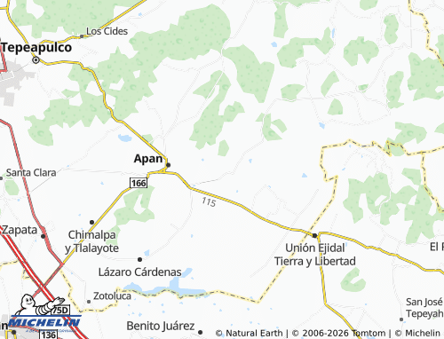 Mapa MICHELIN Barrio Las Flores - ViaMichelin