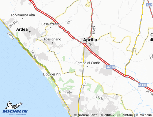 MICHELIN Pontoni map - ViaMichelin