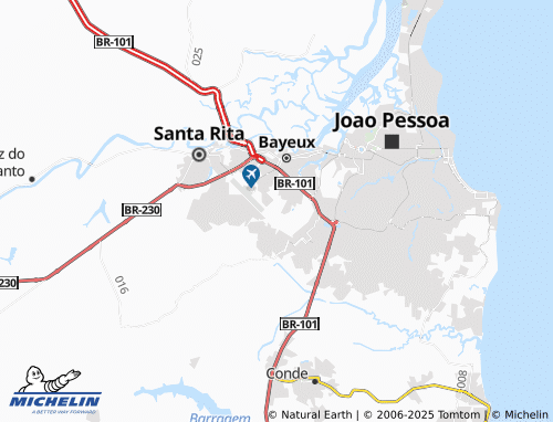 MICHELIN Jardim Aeroporto map - ViaMichelin
