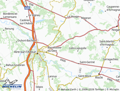 Mappa MICHELIN Vergoignan - ViaMichelin