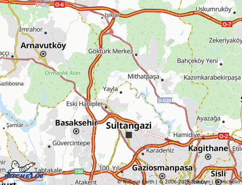 Mappa MICHELIN Yayla - ViaMichelin