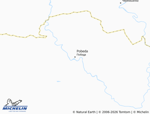MICHELIN-Landkarte Pobeda - ViaMichelin