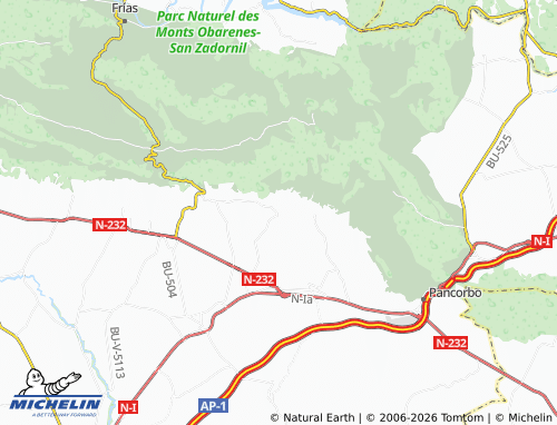 MICHELIN Miraveche map - ViaMichelin