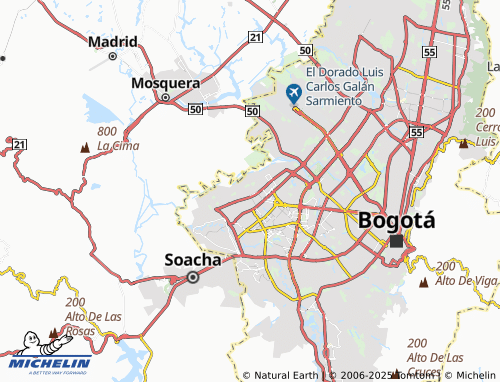 MICHELIN Ciudad de Cali map - ViaMichelin