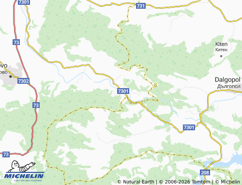 MICHELIN Zhelad map - ViaMichelin