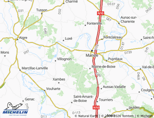 Mappa MICHELIN Cellettes - ViaMichelin