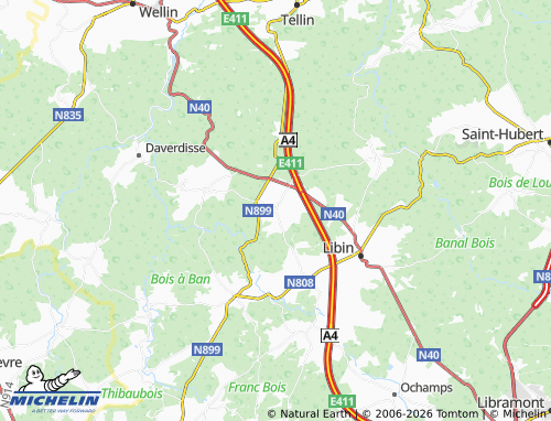 Kaart MICHELIN Transinne - ViaMichelin