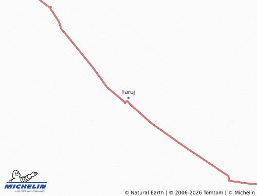 Mappa MICHELIN Faruj - ViaMichelin