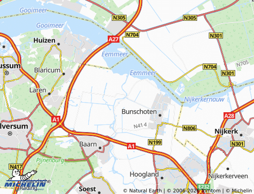 MICHELIN Eemdijk map - ViaMichelin