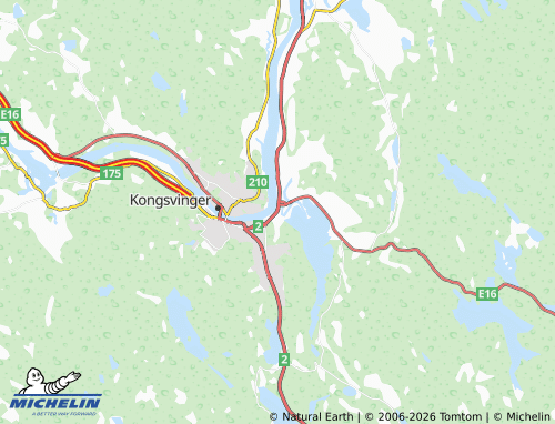 MICHELIN-Landkarte Norhov - ViaMichelin