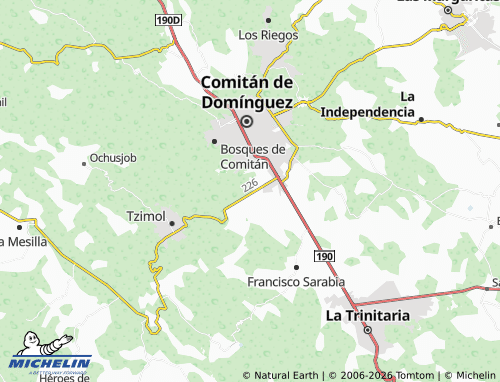 Mappa MICHELIN Niños Héroes - ViaMichelin