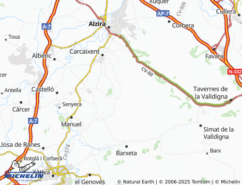 MICHELIN Urbanización els Amics map - ViaMichelin