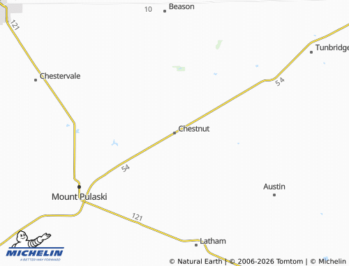 Mappa MICHELIN Chestnut - ViaMichelin