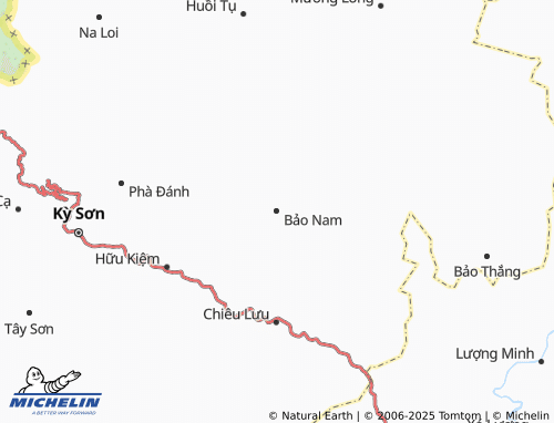 MICHELIN Bảo Nam map - ViaMichelin