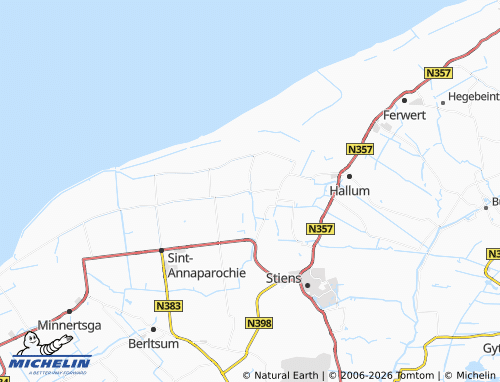 MICHELIN Oudebildtzijl map - ViaMichelin