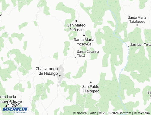 Mappa MICHELIN Santa Catarina Ticuá - ViaMichelin
