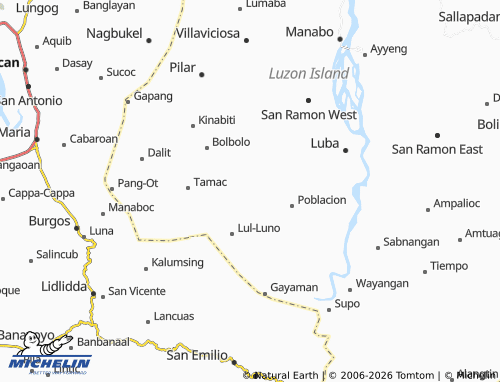 MICHELIN Nagbukel-Tuquipa map - ViaMichelin