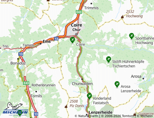 MICHELIN Malix map - ViaMichelin