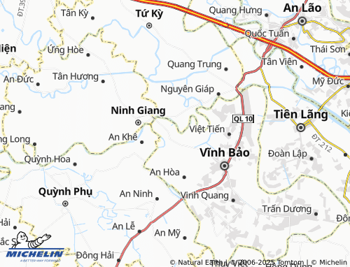 MICHELIN Thắng Thủy map - ViaMichelin