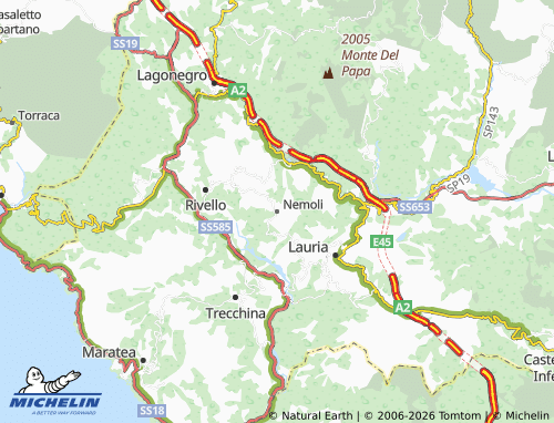 Mapa MICHELIN Nemoli - ViaMichelin