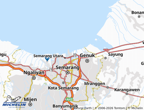 MICHELIN-Landkarte Tanjungmas - ViaMichelin