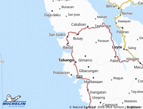 MICHELIN Tabing map - ViaMichelin